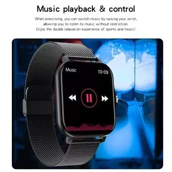 Smart Watch Wireless Call Dial Multiple APP Reminders Suitable for Men and Women Sports Watch Compatible with IPhone Andrio