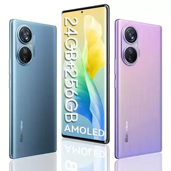 Смартфон Blackview A200 Pro, 24 ГБ ОЗУ, 256 ГБ ПЗУ, изогнутый экран AMOLED 120 Гц, камера 108 МП, мобильный телефон Helio G99 MTK, 66 Вт, Rapid PD, 5050 мАч
