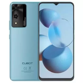 Смартфон Cubot A10 на базе Android, 4 ГБ ОЗУ + 128 ГБ ПЗУ, восьмиядерный процессор Unisoc T606, экран 6,56 дюйма, частота 90 Гц, 5100 мАч, камера 48 МП 4GB + 128GB синий