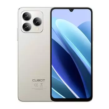 Смартфон Cubot A40, Android 15, 4 ГБ ОЗУ+256 ГБ ПЗУ, 6,88-дюймовый экран 120 Гц, восьмиядерный, 48-мегапиксельная камера, аккумулятор 5100 мАч, NFC, Face ID 4GB+256GB серый