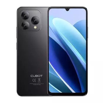 Смартфон Cubot A40, Android 15, 4 ГБ ОЗУ+256 ГБ ПЗУ, 6,88-дюймовый экран 120 Гц, восьмиядерный, 48-мегапиксельная камера, аккумулятор 5100 мАч, NFC, Face ID 4GB+256GB чёрный