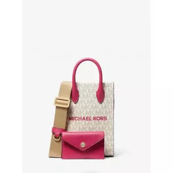 Смартфон MICHAEL KORS MIRELLA через плечо очень маленький MK Signature 35S4G7ZC1B2613 электро-розовый мульти