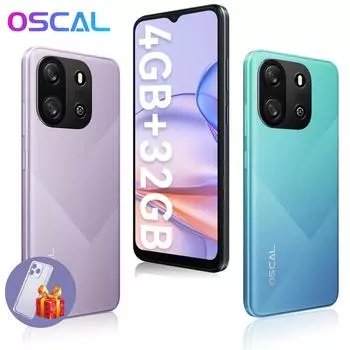 Смартфон Oscal FLAT 1C чёрный