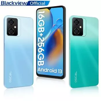 Смартфон Oscal TIGER 10, 8 ГБ + 256 ГБ, восьмиядерный процессор, Android 13, камера 50 МП, экран 6,6 дюйма, HD+, 5180 мАч, сотовый телефон, быстрая зарядка