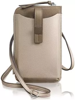 Смартфон Плечо Легкий Смартфон Плечо Смартфон Эко Тонкий x [Анкор] [Ультра 130г, Двухцветный] Чехол, Сумка, Пошет, Легкий, Кожа,