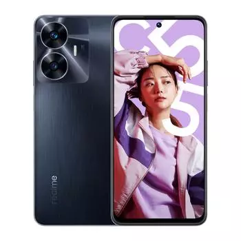 Смартфон Realme C55 128 ГБ Черный 6,72 дюйма 6 ГБ ОЗУ