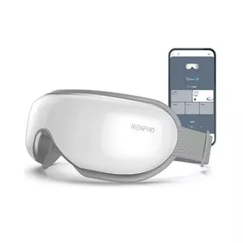 Смартфон RENPHO Eye 2nd Eye, оснащенный 3D-подушкой безопасности, регулируемый подогрев с помощью Bluetooth-гарнитуры, белый обогрев, связанный, поколение, эстетика, белый