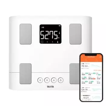 Смартфон Tanita Weight Body Composition 50g Backlight WH Watch Your Growth Scale, Meter, Linked, Unit, BC-332L White, для детей