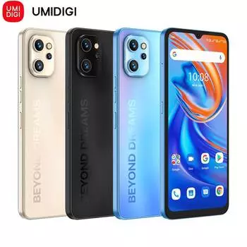 Смартфон UMIDIGI A13, Android 11, глобальная версия, Unisoc T610, 4 ГБ, 128 ГБ, камера 20 МП, дисплей 6,7 дюйма, аккумулятор 5150 мАч