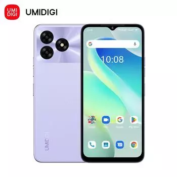 Смартфон UMIDIGI G5, Android 13, Unisoc T606, восьмиядерный процессор, 8 ГБ, 128 ГБ, камера 50 МП, аккумулятор 5000 мАч, мобильный телефон с двумя SIM-картами 8+128G серый