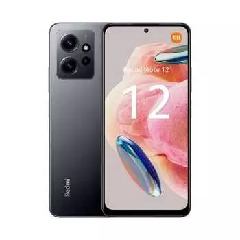 Смартфон XIAOMI Redmi Note 12 4G 64 ГБ черный + ЧЕХОЛ