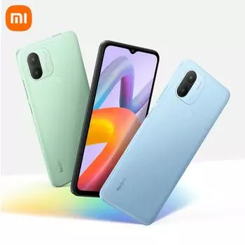 Смартфоны Xiaomi Redmi A2+ MediaTek Helio G36 Датчик отпечатков пальцев 8MP AI Двойная камера Система Адаптивный задний датчик отпечатков пальцев