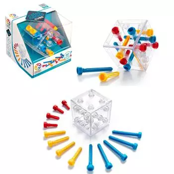 SmartGames Criss Cross Cube 3D головоломка с 80 заданиями для взрослых в возрасте от 8 лет - -