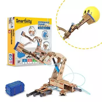 Smartivity Water Operated Robot Crane Craft Kit Развивающая игрушка для детей от 8 лет и старше Японская инструкция по эксплуатации STEAM DIY 3D Puzzle для начальной школы