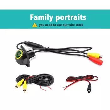 SMARTOUR 4K Car Backup Camera Rear View Camera Multi-functional can switch front and rear mirror with ruler AHD CCD standard