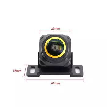 SMARTOUR 4K Mini универсальная внешняя автомобильная камера передняя и задняя AHD 1080P с золотым объективом NTSC CCD 180 градусов широкоугольный рыбий глаз