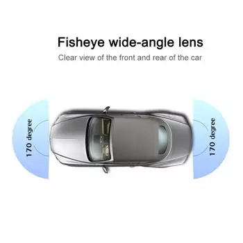 SMARTOUR CCD CVBS NTSC Автомобильная HD камера заднего вида с широким углом обзора 170 градусов, рыбий глаз, ночное видение, камера заднего вида