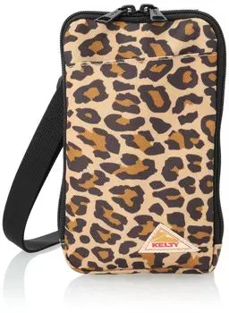 Smartphone case MINI PHONE POUCH Gold Leopard [Kelty]