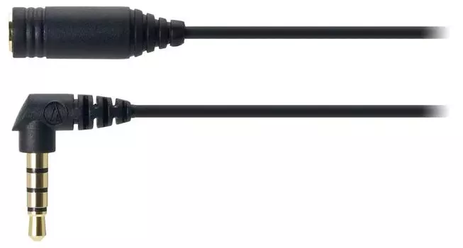 Smartphone Headphone Extension Cord Black BK audio-technica 1.0m AT345iS/1.0
