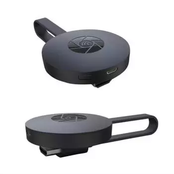 SmartSee Беспроводной HDMI-адаптер дисплея WiFi Screen Cast Зеркальное отображение потокового мультимедиа-приемника для телефона/ПК/планшета на ТВ-проектор с HD-дисплеем чёрный