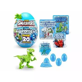 Smashers smashers dino ice age raptor сюрприз яйцо динозавр песок слизь фигурка игрушки Dino Ice Age Rapto сюрприз яйцо [продукт]