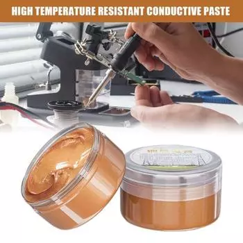 Смазка для электрических контактов Автомобильная проводящая паста Устойчивая к высоким температурам медная противозадирная смесь Смазка для электрических контактов бронзовый/красный