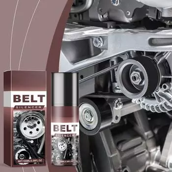 Смазка для автомобильного ремня двигателя, автомобильный ремень, аномальный шум, старение резиновой полосы и средство для обслуживания 100 мл One Size белый