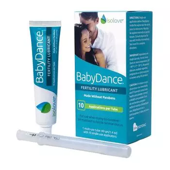 Смазка для фертильности Isolove BabyDance, 10 аппликаторов, 1 многоразовый тюбик