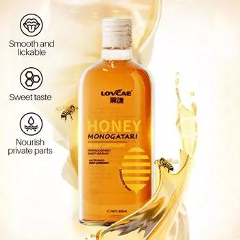 Смазка для секса, 300 мл, со вкусом меда, смазка для орального секса, гель-смазка для массажа на водной основе, анальная вагинальная увлажняющая секс-товары для взрослых 300ml