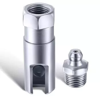 Смазочный пистолет с прямым углом 90 градусов, со щелевым соединением, с резьбой 1/8 дюйма NPT, стандартные смазочные муфты с щелевым соединением, ниппель Onesize