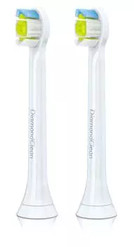 Сменная электрическая зубная щетка Philips Sonicare Diamond Clean, тип насадки, набор [Mini 2] HX6072/05 белый