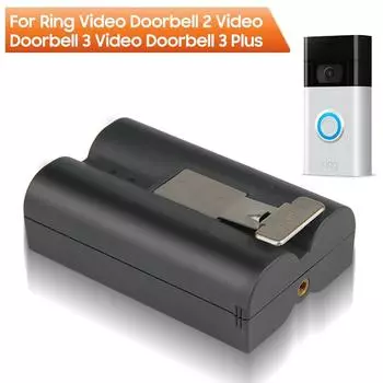 Сменная батарея для кольцевого видеодомофона 3, видеодверного звонка 3 Plus J743, видеодверного звонка 2 V4, аккумулятор 6040 мАч
