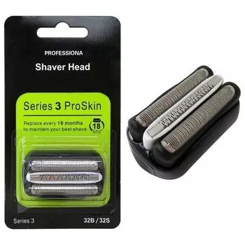 Сменная бритвенная головка Series 9 Pro 92S 92M94M для электробритвы Bown Foil Cutter 9030s 9050cc 92402s 9242s 9280cc золотисто-черная, 21B/32B, 1 шт.
