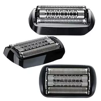 Сменная головка электробритвы Высокопроизводительная бритвенная головка Портативная из нержавеющей стали для электробритв Braun Series 9 чёрный