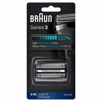 Сменная головка Braun, черная, серебристая
