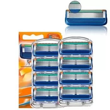 Сменная головка для бритвы Gillettee для мужчин, 8 шт., профессиональная безопасная бритвенная головка 8pcs