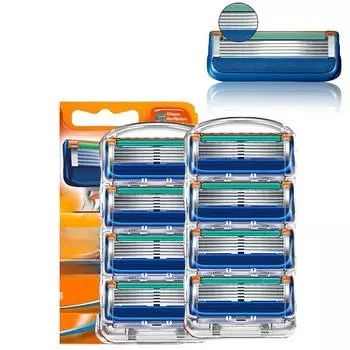 Сменная головка для бритвы Gillettee для мужчин, 8 шт., профессиональная безопасная бритвенная головка 8pcs