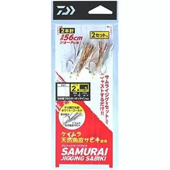 Сменная игла Daiwa DAIWA Samurai Jigging Sabiki, 2 иглы S