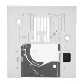 Сменная игольная пластина для прямого стежка, стальная игольная пластина с прозрачной крышкой для Passport 2.0