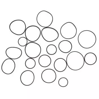 Сменная кассета, 20 шт., резиновая DVD-кассета, ремень для проигрывателя проигрывателей