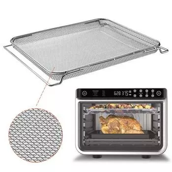 Сменная корзина из нержавеющей стали Компактная корзина для фритюрницы Ninja Foodi серебряный