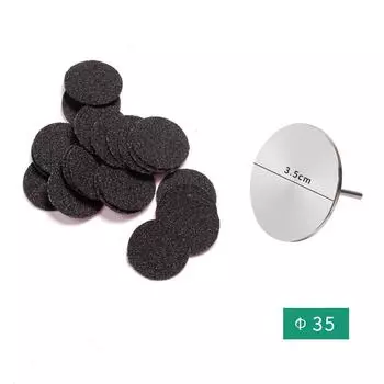 Сменная круглая шлифовальная бумага, инструменты для ухода за ногами для педикюра, сверло для ногтей 35mm Sand sheet