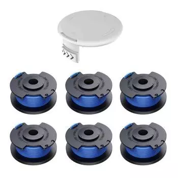 Сменная леска для триммера Weed Wacker (AC14RL3A) Катушки и колпачки катушек AC14HCA 0,065-дюймовая леска для триммера