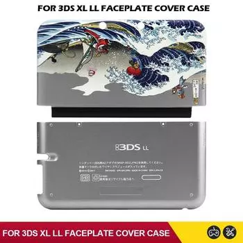 Сменная лицевая панель, чехол для консоли 3DS XL 3DS LL, корпус, верхняя и нижняя крышка корпуса для игровых аксессуаров 3DS XL LL