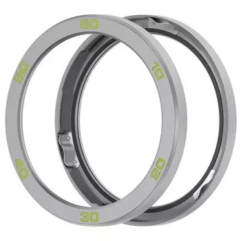 Сменная металлическая рамка из закаленного стекла для CMF Watch Pro 2(Серебристо-зеленый) QD