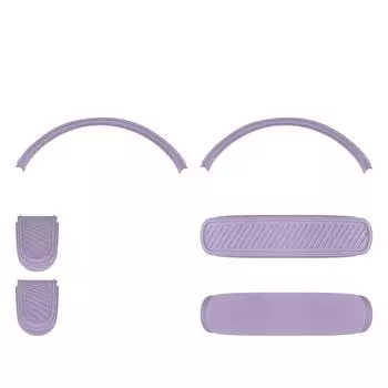 Сменная моющаяся накладка на оголовье, силиконовый защитный чехол, цветной чехол-подушка для оголовья для AirPods Max