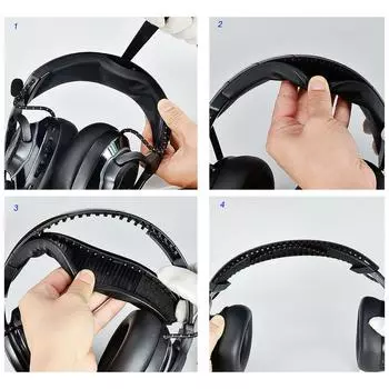 Сменная накладка на оголовье, универсальная защитная накладка для наушников JBL Q600 Q800 Q610 Q810, накладка на голову наушников