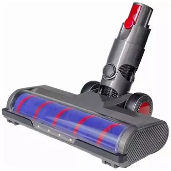 Сменная насадка для пылесосов Dyson V12 Detect Slim и V10 Slim Series со светодиодной подсветкой. Сменная щетка для пола. CHINA