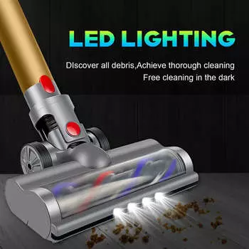 Сменная насадка для щетки для пола пылесоса со светодиодной подсветкой для деталей пылесоса V7 V8 V10 V11