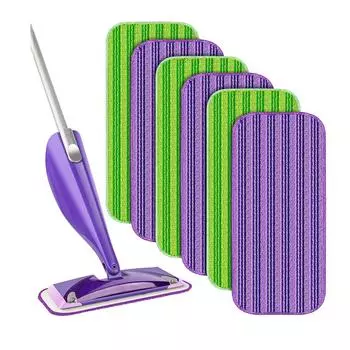 Сменная насадка для швабры из микрофибры для влажной/сухой уборки T One Size зелёный